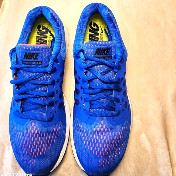 Nike Shoes - Nike Women Blue and Pink Sneakers